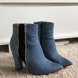 Blue shade booties